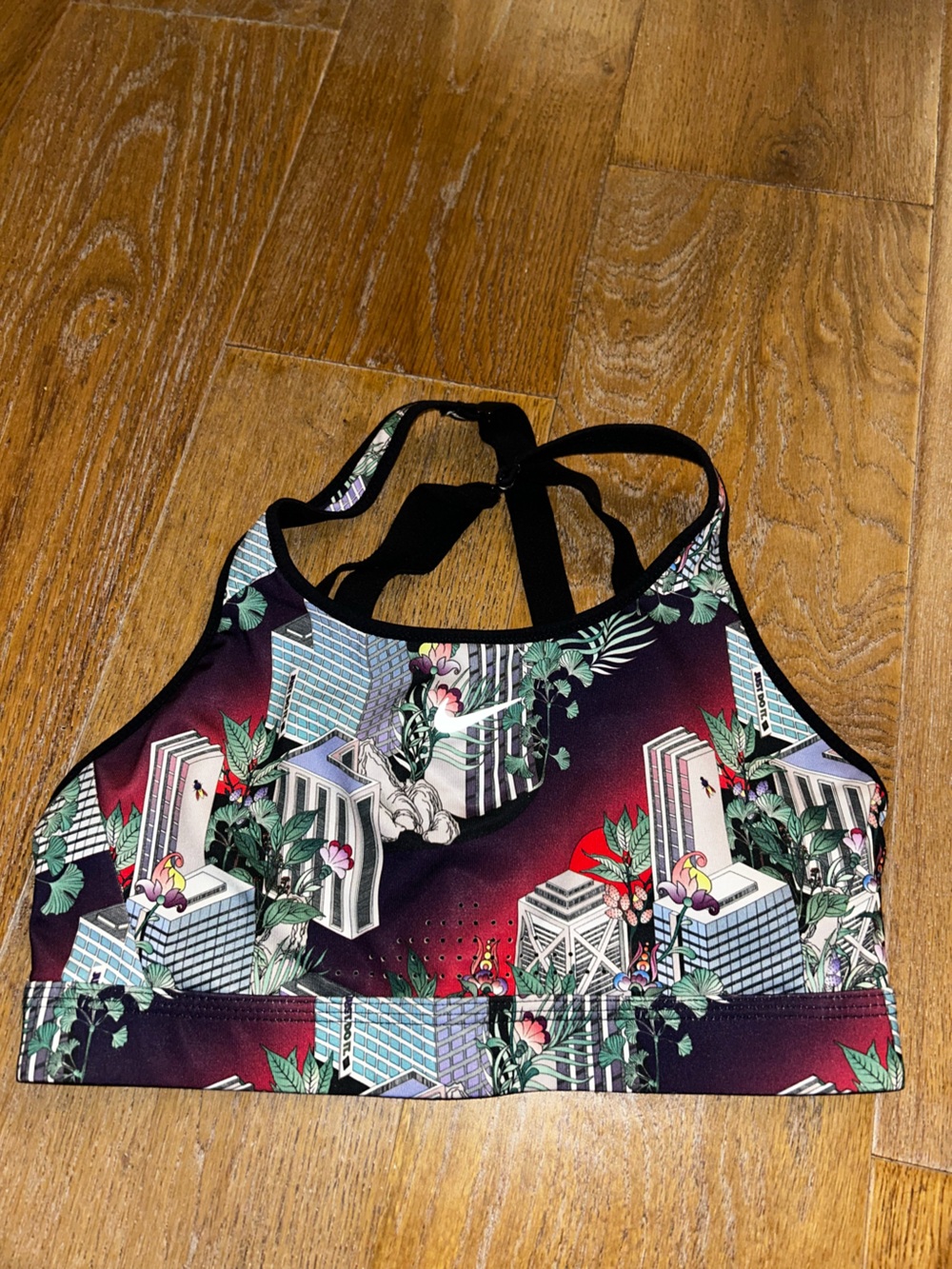 Nike Dri-FIT sports bra with design